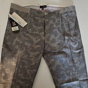 Patterned Gray / Silver Fashion Slacks